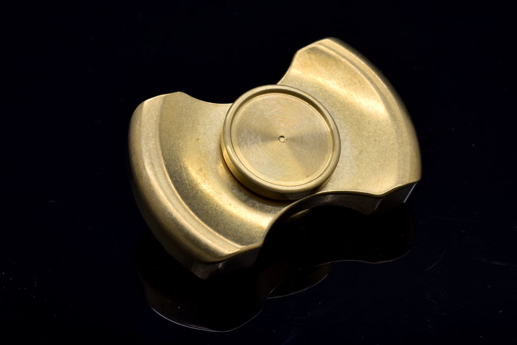 Rotablade Stubby ハンドスピナー Rotablade Stubby Spinner and Cigar Stand Brass