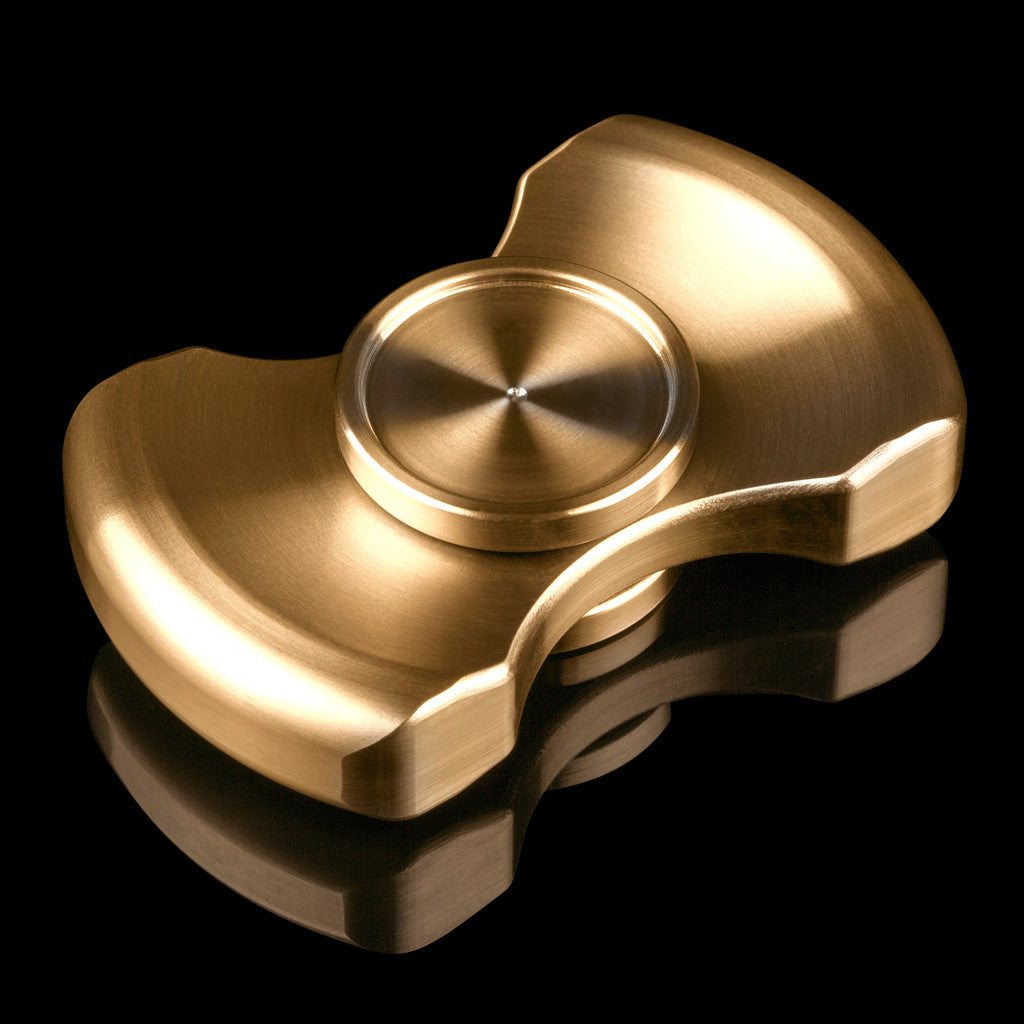Rotablade Stubby ハンドスピナー Rotablade Stubby Spinner and Cigar Stand Brass